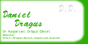 daniel dragus business card